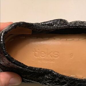 Tieks Travel Shiny Black Ballet Flats